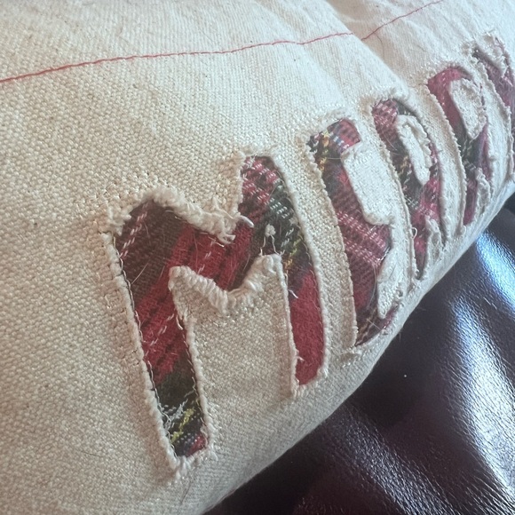 Mud Pie Merry Christmas Pillow - Picture 4 of 5